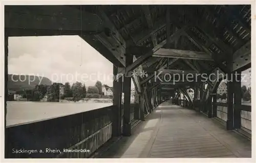 AK / Ansichtskarte Bad Saeckingen Rheinbruecke Kat. Bad Saeckingen