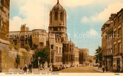 AK / Ansichtskarte Oxford Oxfordshire Tom Tower Christ Church from St Aldates Kat. Oxford