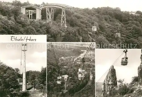 AK / Ansichtskarte Seilbahn Thale  Kat. Bahnen