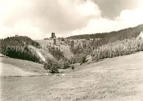 AK / Ansichtskarte Ski Flugschanze Oberwiesenthal  Kat. Sport