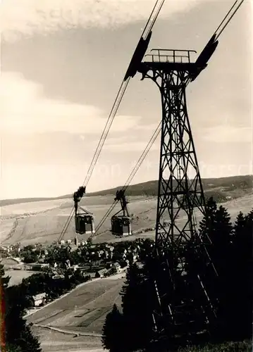 AK / Ansichtskarte Seilbahn Fichtelberg Oberwiesenthal  Kat. Bahnen