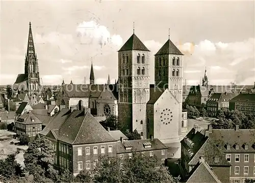 AK / Ansichtskarte Muenster Westfalen Dom Lambertikirche Kat. Muenster