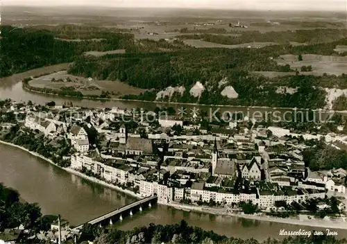 AK / Ansichtskarte Wasserburg Inn Fliegeraufnahme Kat. Wasserburg a.Inn