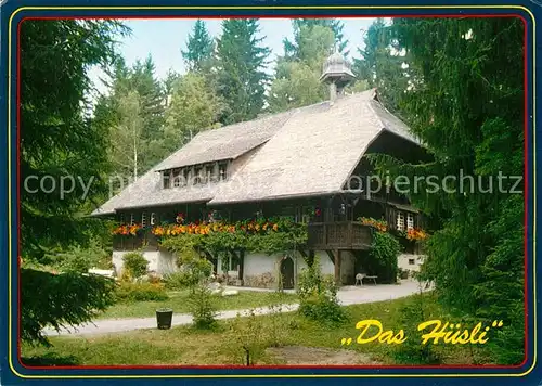 AK / Ansichtskarte Rothaus Grafenhausen Heimatmuseum Huesli Kat. Grafenhausen