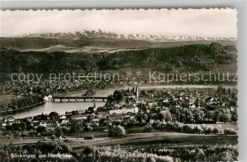 AK / Ansichtskarte Bad Saeckingen Fliegeraufnahme Kat. Bad Saeckingen