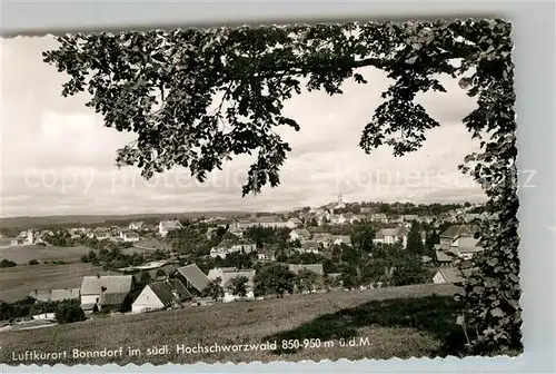 AK / Ansichtskarte Bonndorf Schwarzwald Teilansicht  Kat. Bonndorf