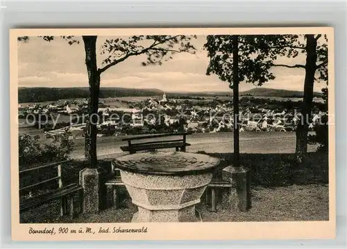 AK / Ansichtskarte Bonndorf Schwarzwald Blick vom Lindenbuck Kat. Bonndorf