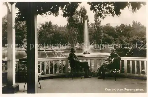 AK / Ansichtskarte Zweibruecken Rosengarten Kat. Zweibruecken