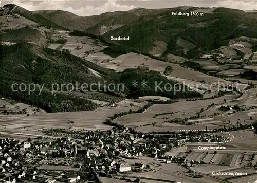 AK / Ansichtskarte Kirchzarten Campingplatz Zastlertal Feldberg Schwarzwald Thorbecke Luftbild Kat. Kirchzarten