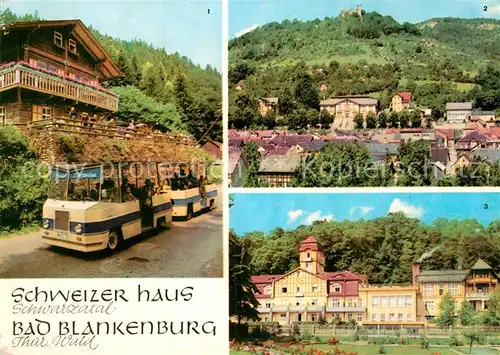 AK / Ansichtskarte Bad Blankenburg Schweizer Haus Kat. Bad Blankenburg