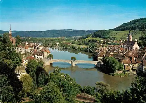 AK / Ansichtskarte Laufenburg Baden Rheinbruecke Kat. Laufenburg (Baden)