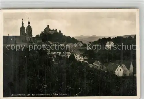 AK / Ansichtskarte Goessweinstein Burg Wallfahrtskirche Kat. Goessweinstein