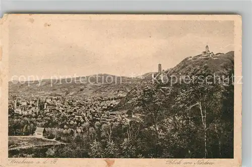 AK / Ansichtskarte Weinheim Bergstrasse Panorama Kat. Weinheim