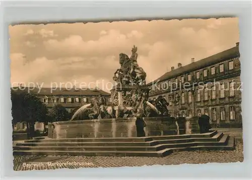 AK / Ansichtskarte Bayreuth Markgrafenbrunnen Kat. Bayreuth