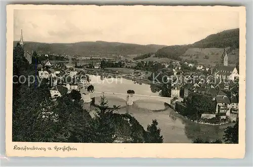 AK / Ansichtskarte Laufenburg Baden Panorama Rheinbruecke Kat. Laufenburg (Baden)