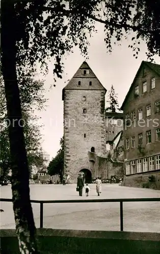 AK / Ansichtskarte Schwaebisch Hall Jugendherberge Turm Kat. Schwaebisch Hall