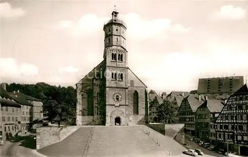 AK / Ansichtskarte Schwaebisch Hall Sankt Michaeliskirche Kat. Schwaebisch Hall