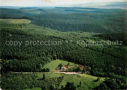 AK / Ansichtskarte Bad Grund Hotel Sch?nhofsblick Fliegeraufnahme Kat. Bad Grund (Harz)