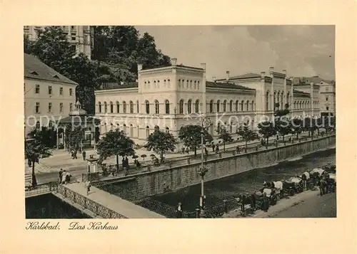 AK / Ansichtskarte Karlsbad Eger Kurhaus