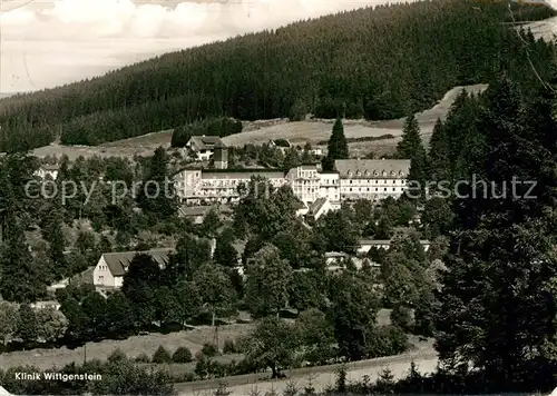 AK / Ansichtskarte Bad Berleburg Klinik Wittgenstein im Wittgensteiner Berg  und Waldland Kat. Bad Berleburg