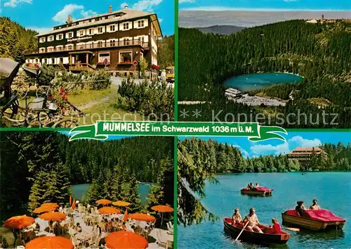 AK / Ansichtskarte Mummelsee Berghotel Mummelsee Kat. Seebach