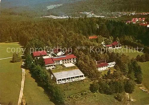 AK / Ansichtskarte Hochreuth Fliegeraufnahme Hotel Tannenhof Kat. Spiegelau