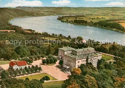 AK / Ansichtskarte Essen Ruhr Fliegeraufnahme Villa H?gel mit Baldeneysee Kat. Essen