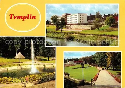 AK / Ansichtskarte Templin FDGB Erholungsheim Salvador Allende Im Buergergarten Kat. Templin