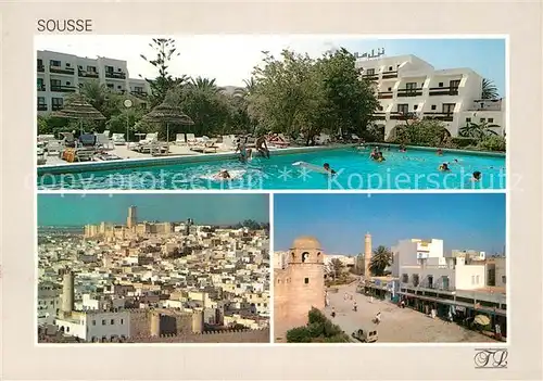 AK / Ansichtskarte Sousse Hotel Salem Schwimmbad Panorama Kat. Tunesien