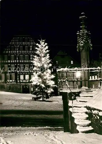 AK / Ansichtskarte Schwaebisch Hall Marktplatz Kat. Schwaebisch Hall