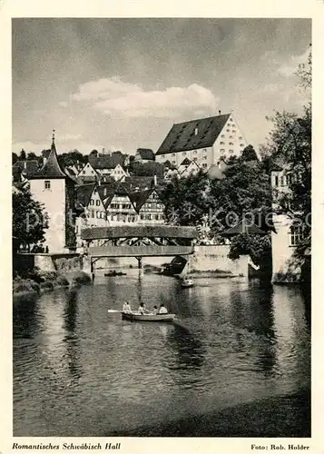 AK / Ansichtskarte Schwaebisch Hall Kocherpartie Kat. Schwaebisch Hall