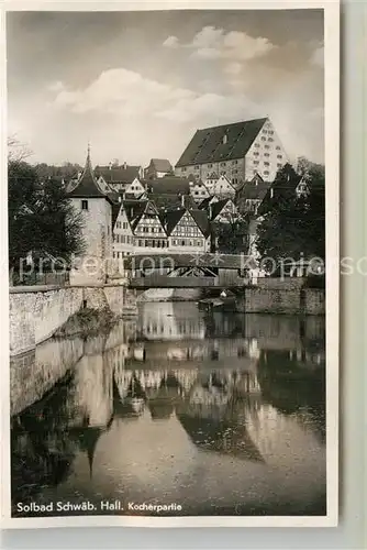 AK / Ansichtskarte Schwaebisch Hall Sulfersteg Kat. Schwaebisch Hall