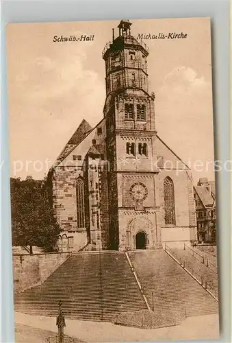 AK / Ansichtskarte Schwaebisch Hall Michaeliskirche Kat. Schwaebisch Hall