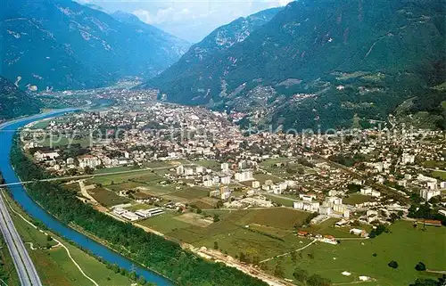 AK / Ansichtskarte Bellinzona Fliegeraufnahme Kat. Bellinzona