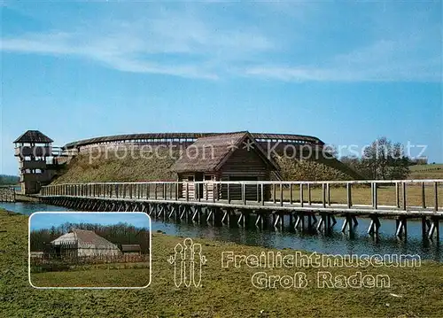 AK / Ansichtskarte Gross Raden Freilichtmuseum Kat. Sternberg Mecklenburg