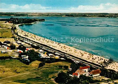 AK / Ansichtskarte Holnis Fliegeraufnahme Strand Kat. Gluecksburg (Ostsee)