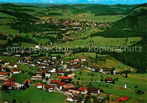 AK / Ansichtskarte Steibis Fliegeraufnahme Kat. Oberstaufen