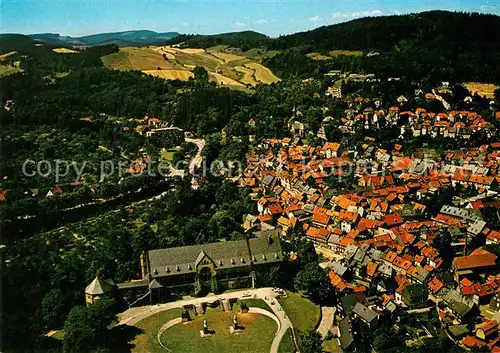 AK / Ansichtskarte Goslar Fliegeraufnahme Kaiserpfalz Kat. Goslar