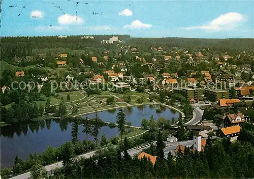 AK / Ansichtskarte Hahnenklee Bockswiese Harz Fliegeraufnahme Kat. Goslar