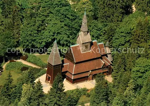 AK / Ansichtskarte Hahnenklee Bockswiese Harz Nordische Stabkirche Kat. Goslar