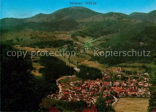 AK / Ansichtskarte Schoenau Schwarzwald Belchen Kat. Schoenau im Schwarzwald