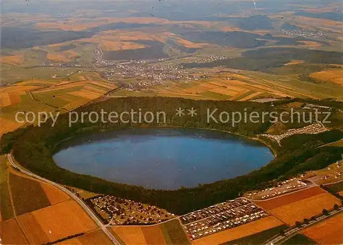 AK / Ansichtskarte Gillenfeld Das Pulvermaar Kat. Gillenfeld