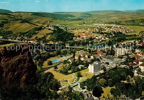 AK / Ansichtskarte Bad Muenster Stein Ebernburg Fliegeraufnahme Rheingrafenstein  Kat. Bad Muenster am Stein Ebernburg