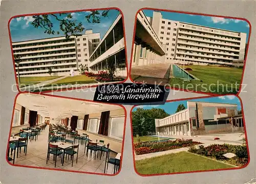 AK / Ansichtskarte Bayreuth LVA Sanatorium Herzoghoehe Kat. Bayreuth