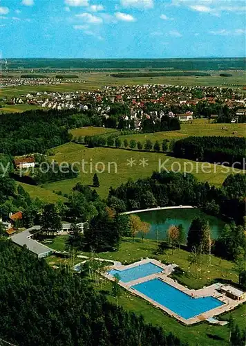 AK / Ansichtskarte Bad Woerishofen Fliegeraufnahme Freibad Sonnenbuechlsee Kat. Bad Woerishofen