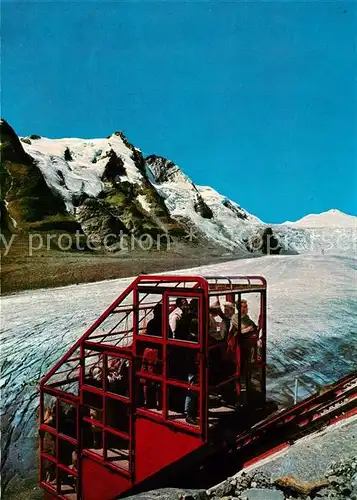 AK / Ansichtskarte Zahnradbahn Gletscherbahn Pasterzengletscher Grossglockner  Kat. Bergbahn