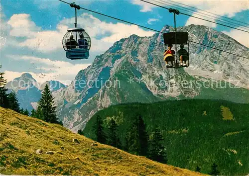 AK / Ansichtskarte Sessellift Seilbahn Jenner Watzmann Steinernes Meer  Kat. Bahnen