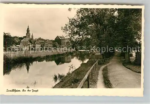 AK / Ansichtskarte Crailsheim Partie an der Jagst Kat. Crailsheim