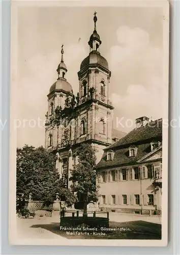 AK / Ansichtskarte Goessweinstein Wallfahrtskirche  Kat. Goessweinstein