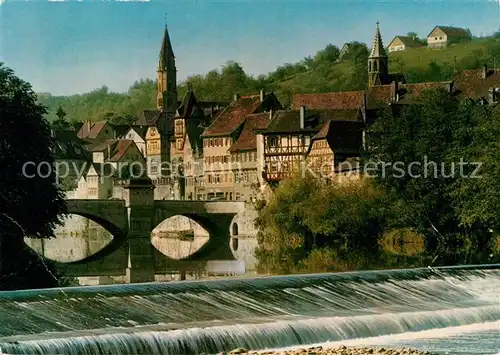 AK / Ansichtskarte Schwaebisch Hall Wehr Panorama Kat. Schwaebisch Hall